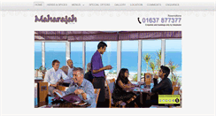 Desktop Screenshot of maharajah-restaurant.co.uk