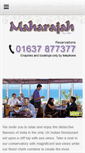 Mobile Screenshot of maharajah-restaurant.co.uk